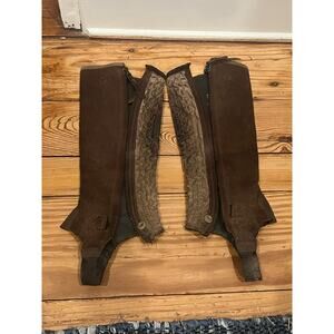 Ariat Suede Stable Chap Kids size small